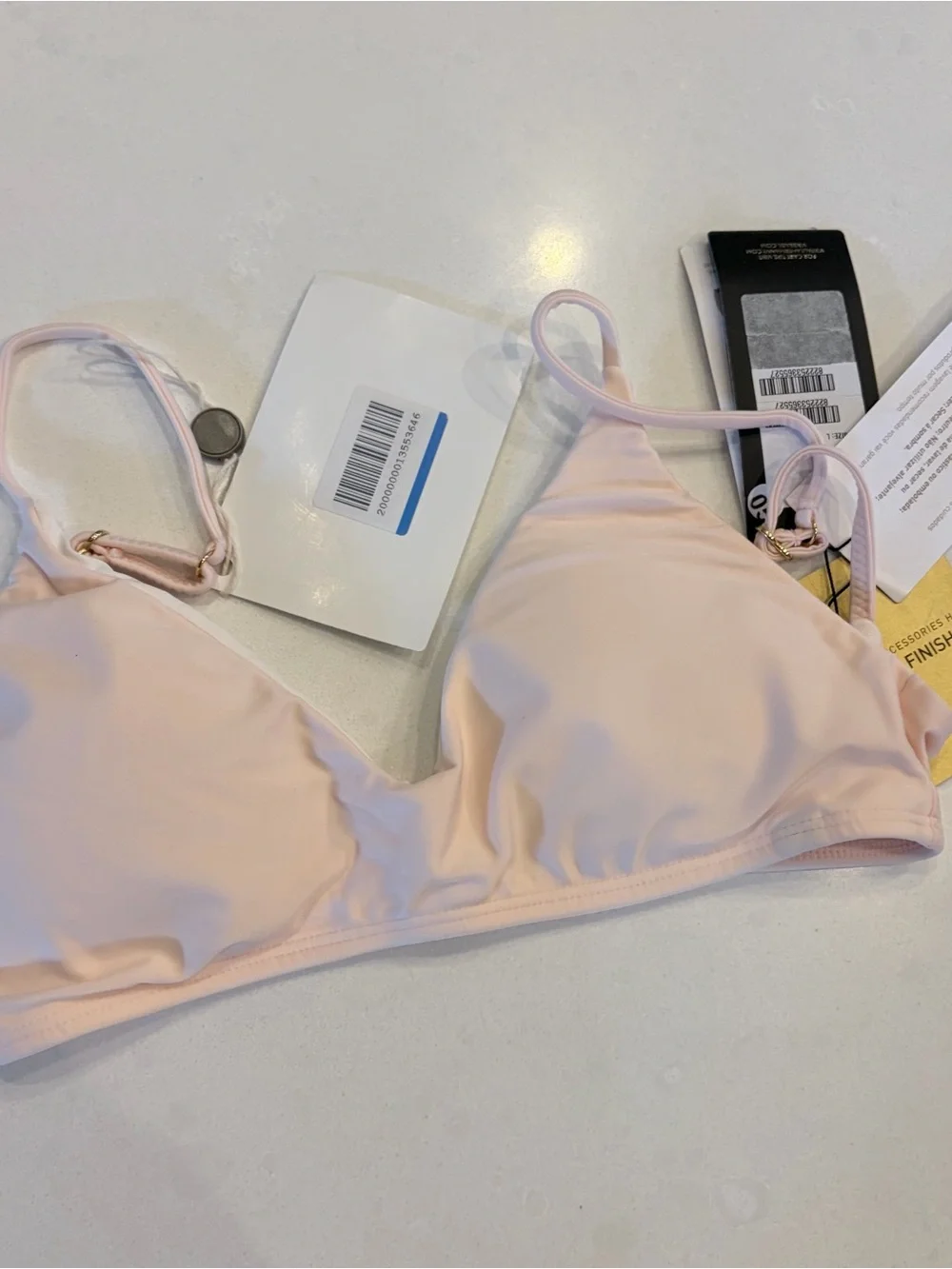 NWT, Vix Paula Hermanny Bikini Set in NudeTan, Size L